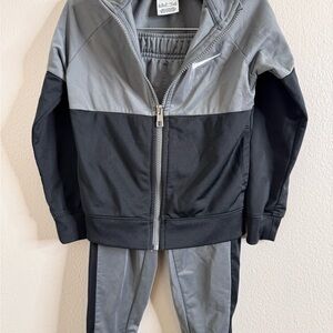 Gray and Black Tracksuit